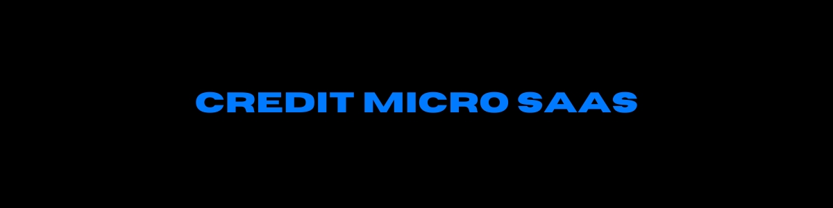 Credit Micro-SaaS Header